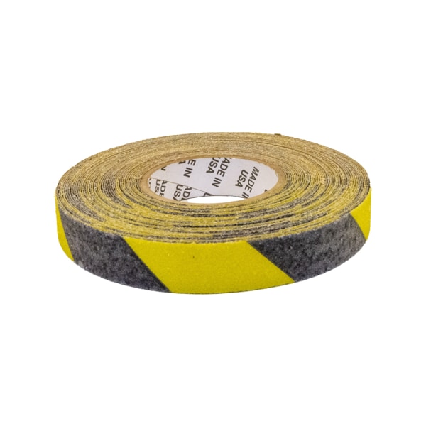 Flex-Tred AntiSlip Safety Tape - 1 X 60 ft / Yellow/Black Striped-Roll YBS.0160.R - main